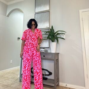 Stylish Pink Jumpsuit